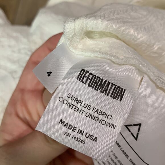 Reformation Wide Leg Lace Pants - Picture 3 of 7